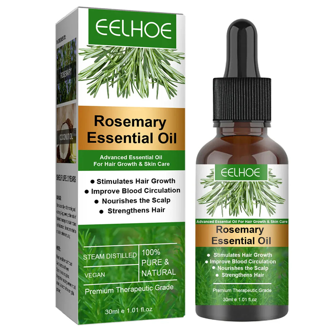 Aceite de Romero para el Crecimiento del Cabello | ELLHOE