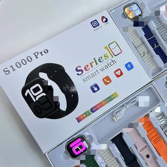 Reloj Inteligente | S1000 Pro + 7 Correas