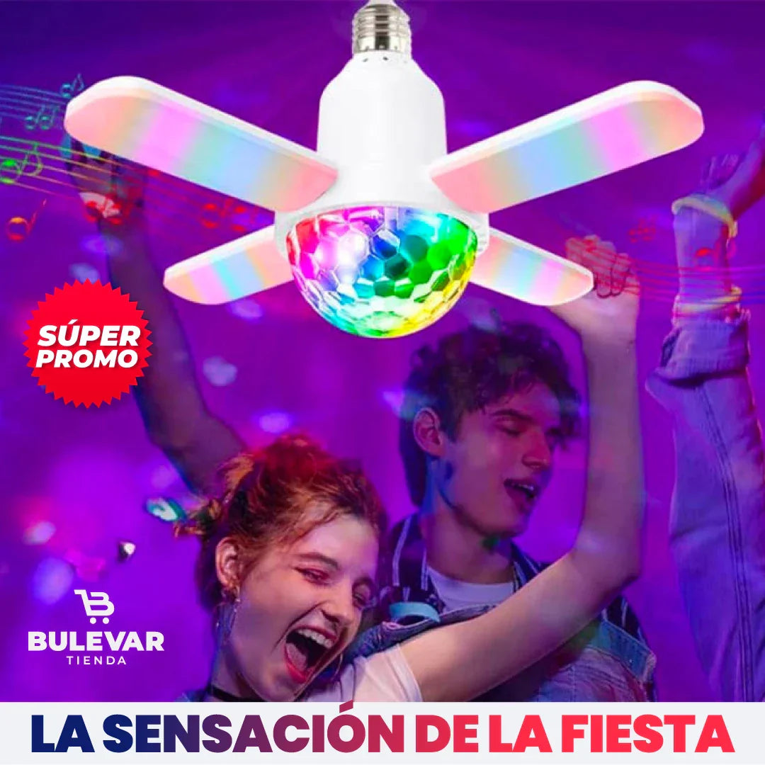 Bombilla Led Colorida con Parlante Bluetooth