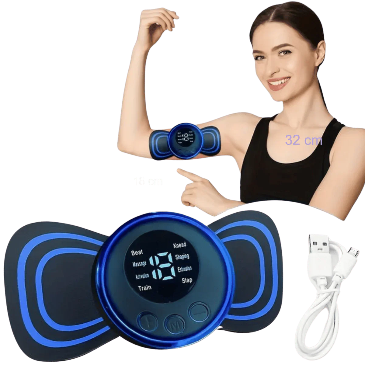 Mini Masajeador Muscular Inalámbrico