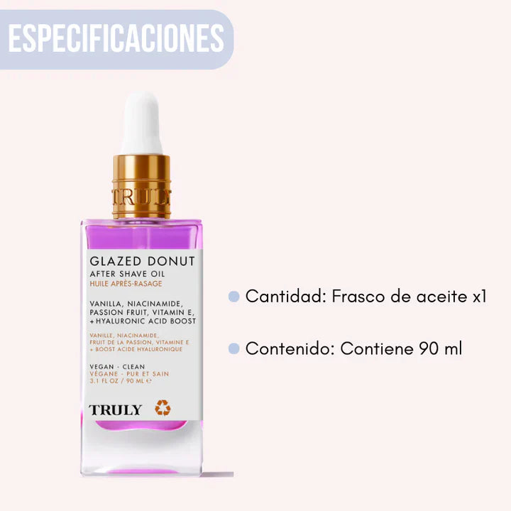 Aceite Truly Glazed Donut | Después del Afeitado
