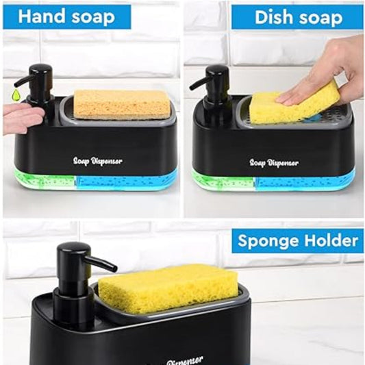 Dispensador de Jabón Con Esponja