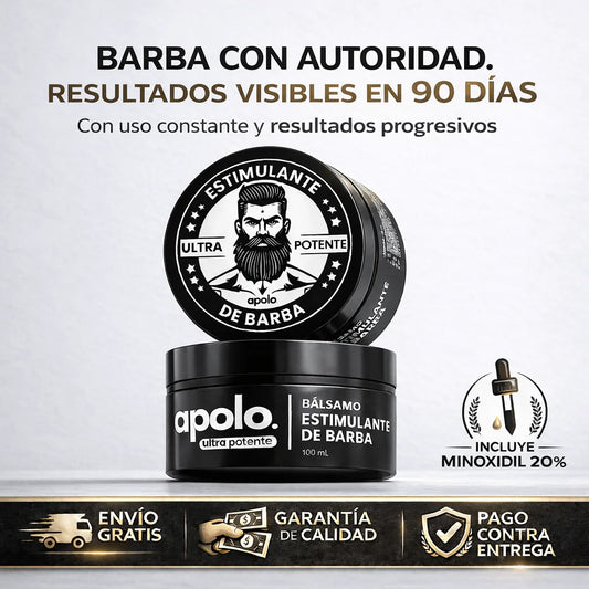 Bálsamo para el Crecimiento de la Barba | Minoxidil al 20%