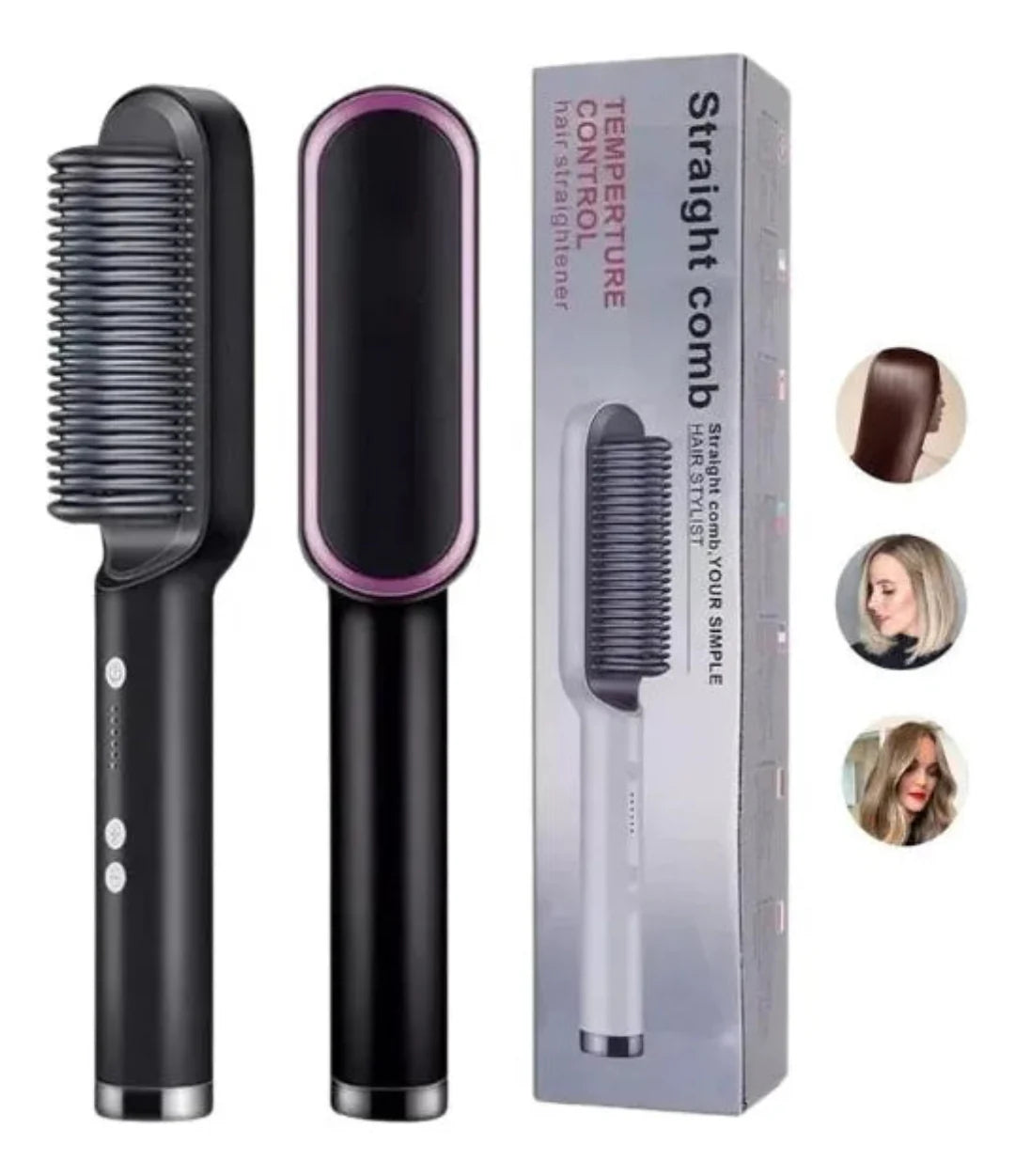 Cepillo Alisador Anti-Frizz