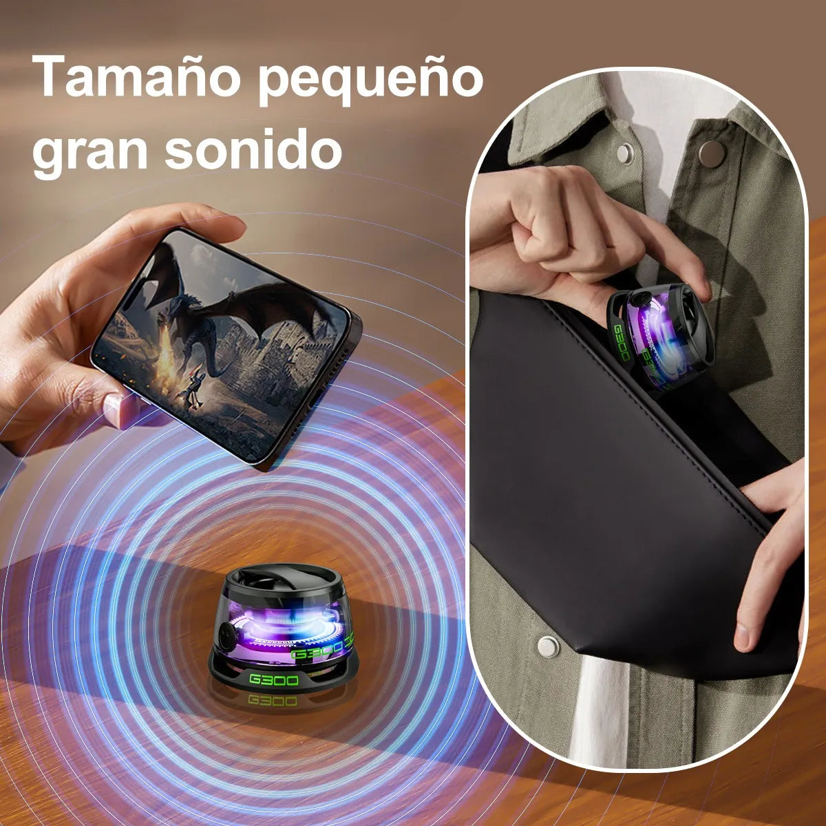 Bocina Magnética Portátil