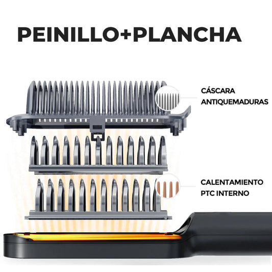 Cepillo Alisador Anti-Frizz