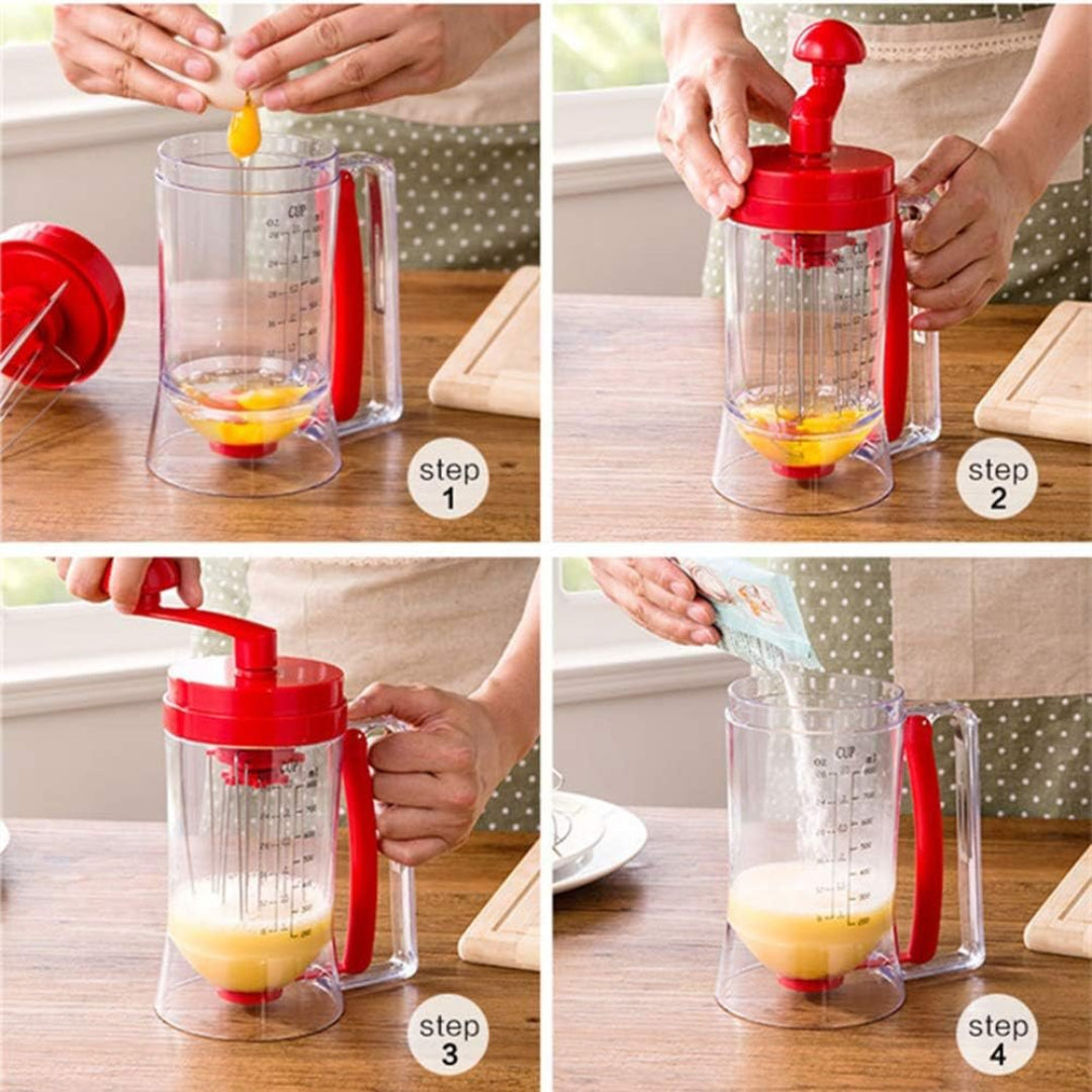 Máquina Manual Dispensadora y Mezcladora de Panqueques