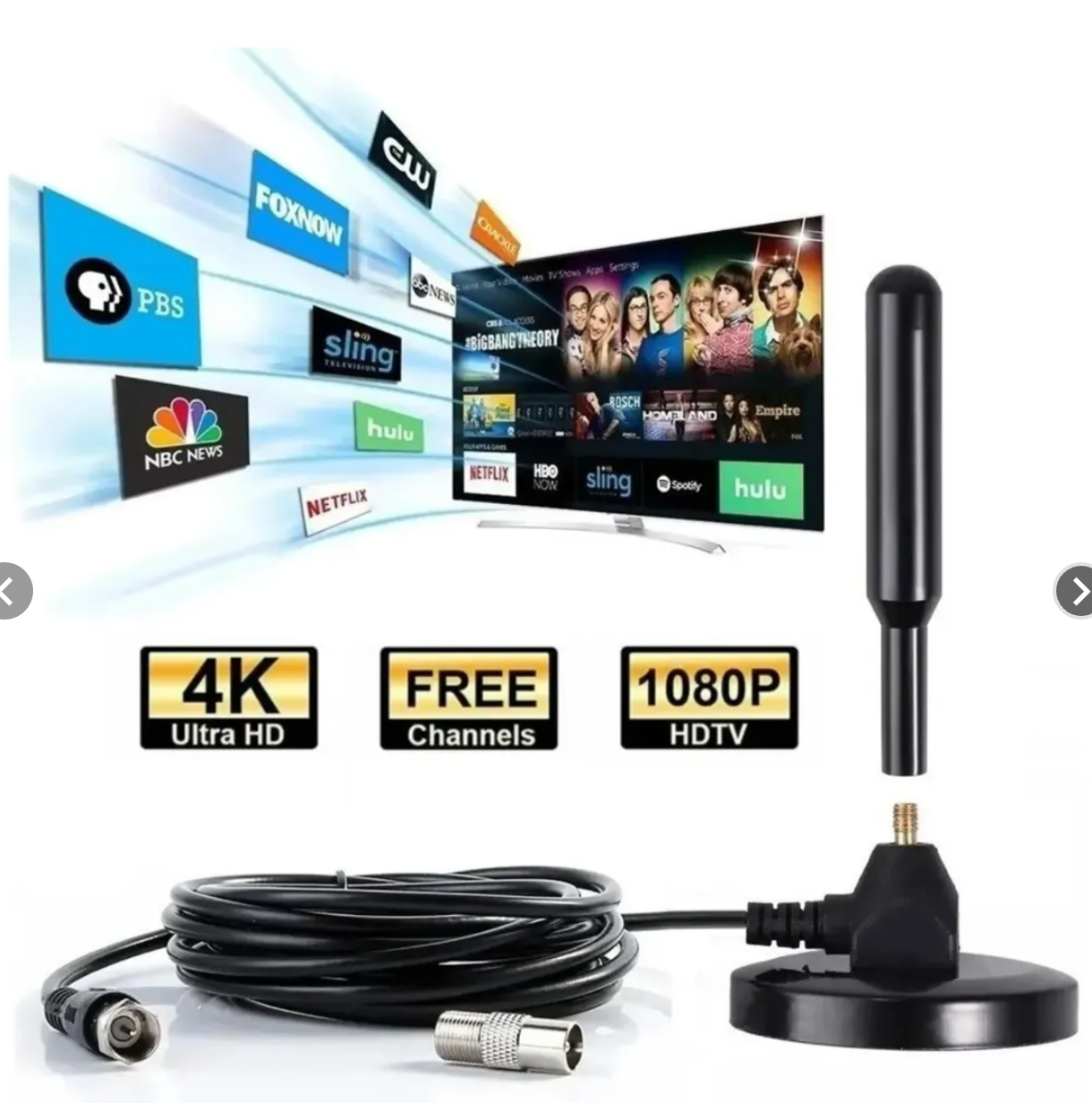Antena TDT | TV Digital Ultra HD | Canales Gratis