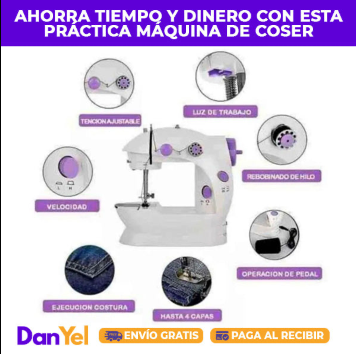 Super Máquina de Coser Portátil