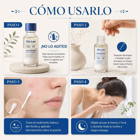Loción Secante Dr. Leo: Tratamiento Focalizado de Noche